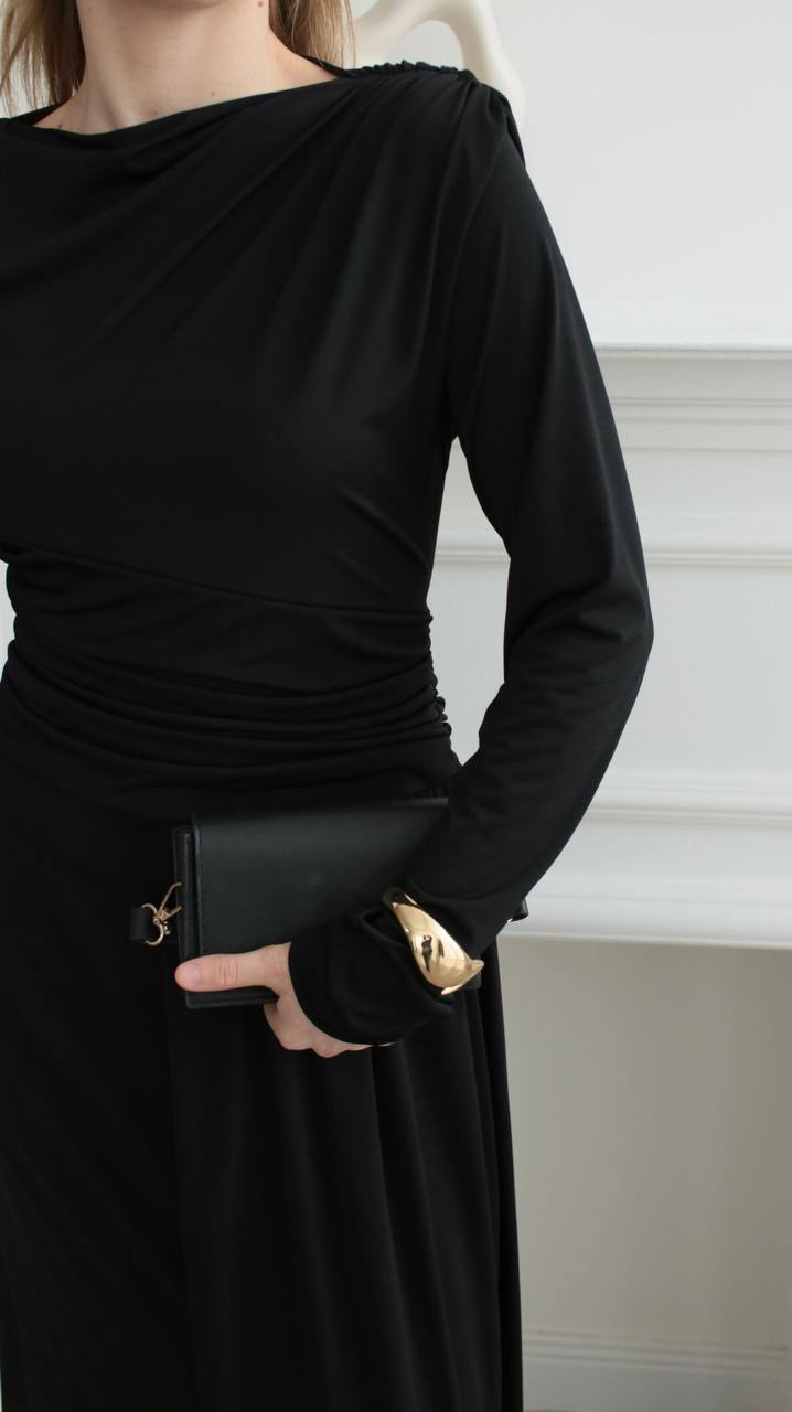 Robe Amélia – Noir