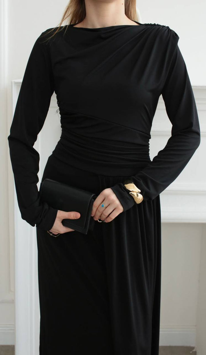 Robe Amélia – Noir