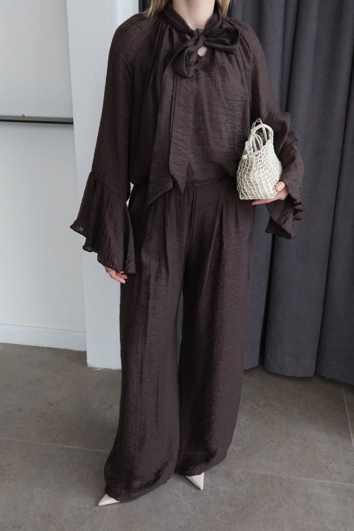 Pantalon Aurore – Marron Glacé
